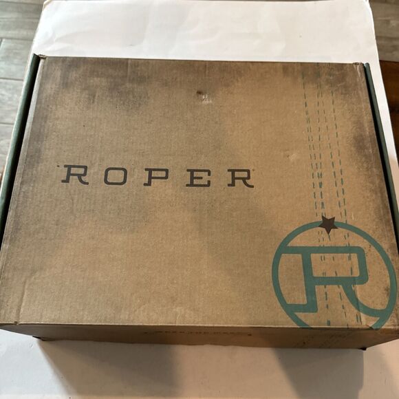 Women’s Roper Riley Embroidered Snip Toe Blue Cowboy  Boots Size 9 New - Picture 4 of 5